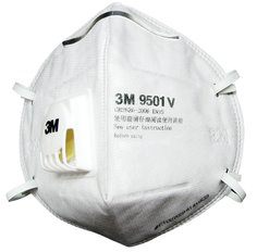3M 3M? 9501V KN95 折疊式帶閥防護(hù)口罩（耳帶款）