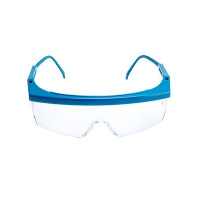 1711 防沖擊防護眼鏡,,藍色鏡架大包裝