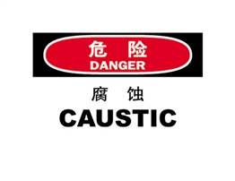 危險類標示 腐蝕 CAUSTIC