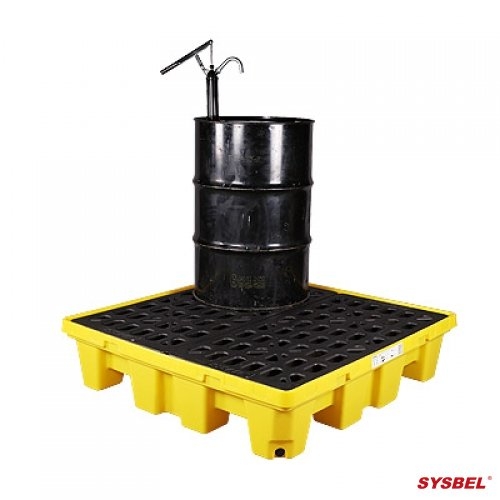 盛漏托盤|聚乙烯防泄漏托盤（四桶型）