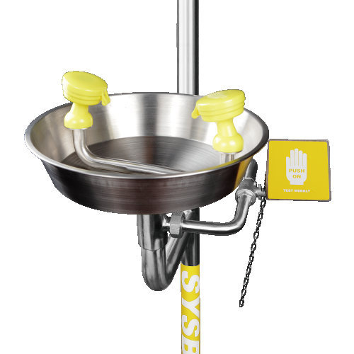 經典款復合式洗眼器（不銹鋼盆）