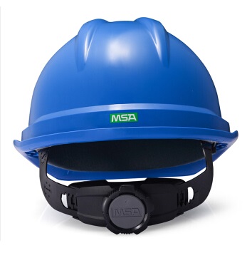 梅思安（MSA） 豪華型PE工地工程透氣安全頭盔V-Gard500 PVC吸汗帶