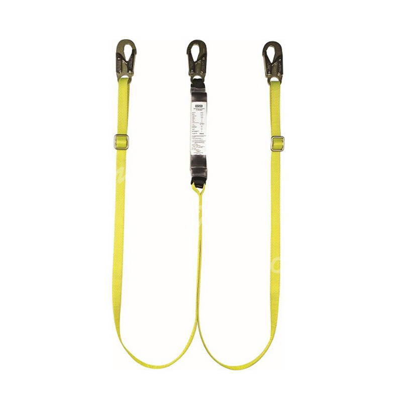 梅思安  沃克曼雙腿吸震繩，長(zhǎng)度可調(diào)節(jié)，兩端均為19mm開口掛鉤